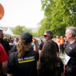 Viele Menschen auf Sportveranstaltung