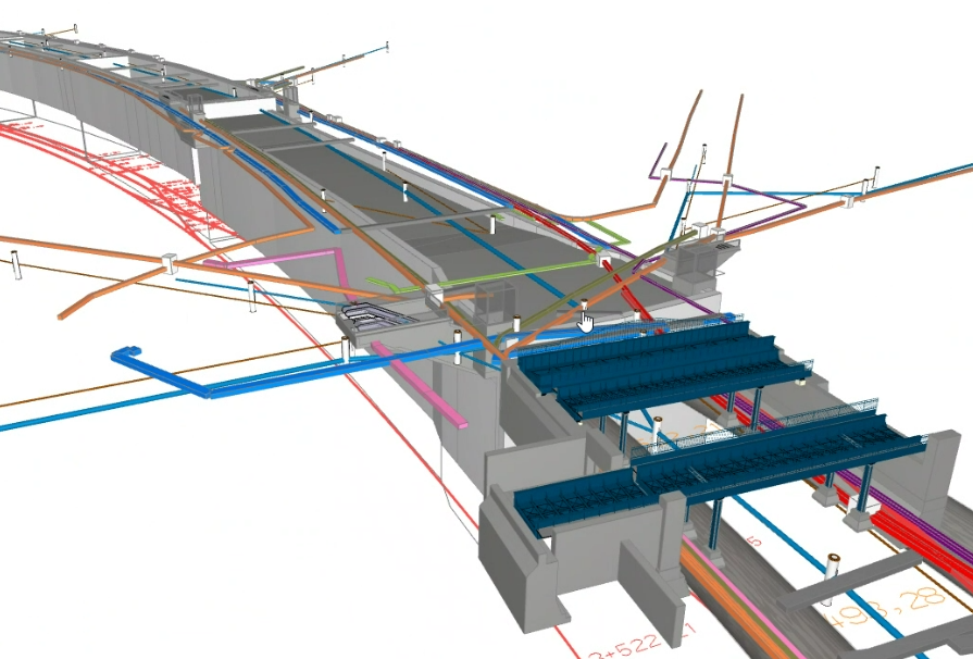 Grafisches Tunnelmodell.