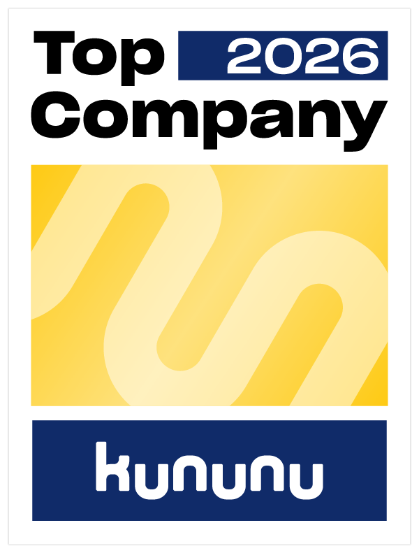 Digitales Siegel: Kununu Top Company 2026.